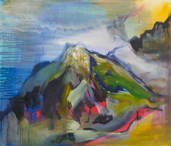Mythic Mountain 61x70cm oil on canvas 2011